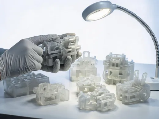 SLA visual prototype assemblies